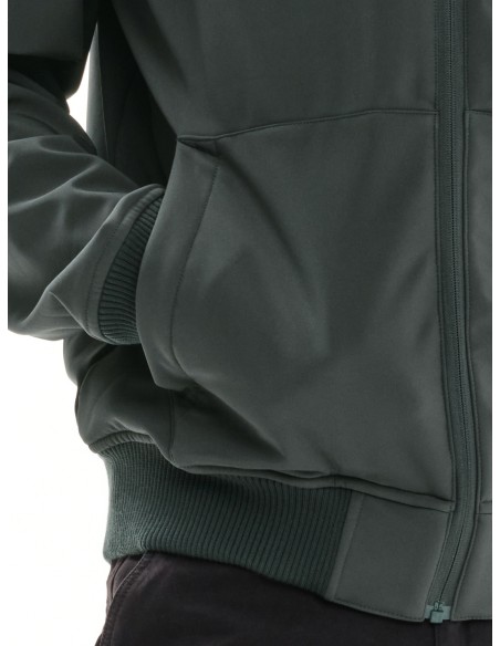 EMERSON ΜΠΟΥΦΑΝ BONDED BOMBER ΜΕ ΚΟΥΚΟΥΛΑ DARK GREEN-  232.EM11.78