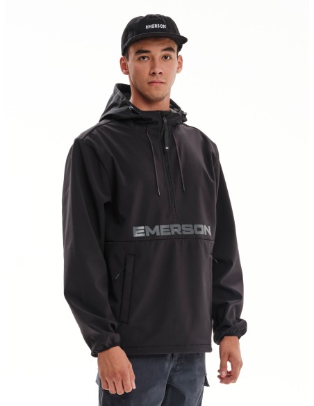 EMERSON ΜΠΟΥΦΑΝ BONDED ΜΕ ΚΟΥΚΟΥΛΑ BLACK/GREY-  232.EM11.99