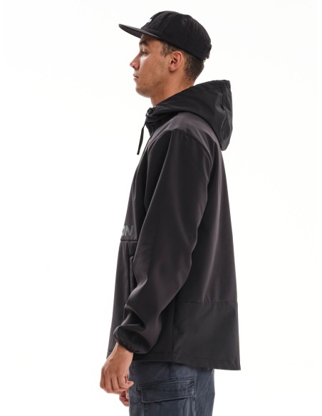 EMERSON ΜΠΟΥΦΑΝ BONDED ΜΕ ΚΟΥΚΟΥΛΑ BLACK/GREY-  232.EM11.99