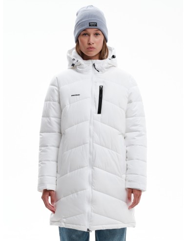 EMERSON ΜΑΚΡΥ ΜΠΟΥΦΑΝ PUFFER ΜΕ ΚΟΥΚΟΥΛΑ WHITE-232.EW10.44