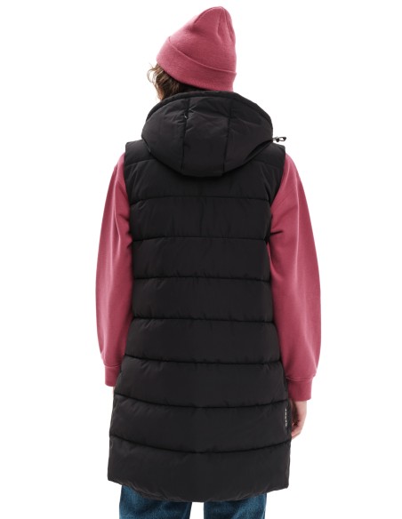 EMERSON ΜΑΚΡΥ ΑΜΑΝΙΚΟ ΜΠΟΥΦΑΝ PUFFER BLACK- 232.EW10.93