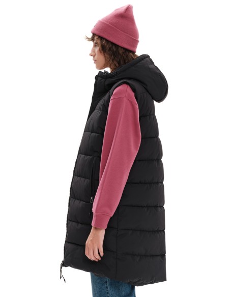 EMERSON ΜΑΚΡΥ ΑΜΑΝΙΚΟ ΜΠΟΥΦΑΝ PUFFER BLACK- 232.EW10.93