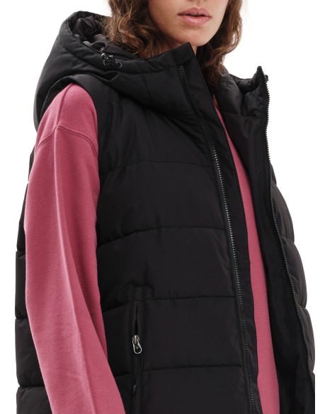 EMERSON ΜΑΚΡΥ ΑΜΑΝΙΚΟ ΜΠΟΥΦΑΝ PUFFER BLACK- 232.EW10.93