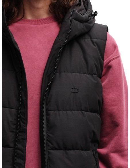 EMERSON ΜΑΚΡΥ ΑΜΑΝΙΚΟ ΜΠΟΥΦΑΝ PUFFER BLACK- 232.EW10.93