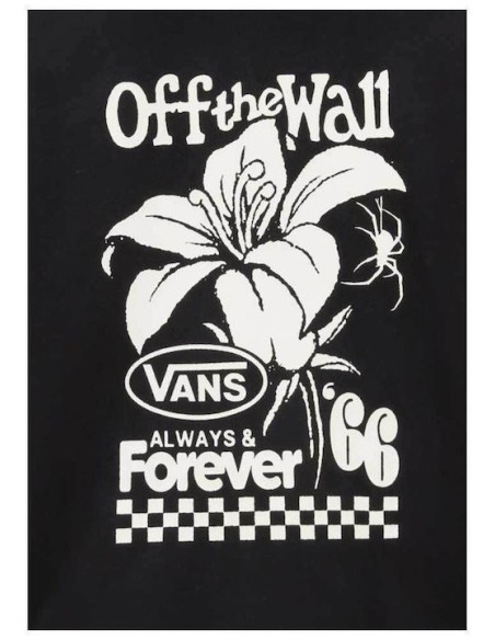 Vans T-Shirts Petal And Pest SS Tee Black-VN000G55BLK1