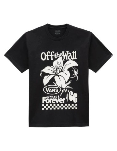 Vans T-Shirts Petal And Pest SS Tee Black-VN000G55BLK1