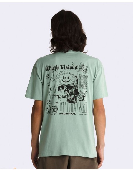 Vans T-Shirts Expand Vision SS Tee Iceberg Green-VN000G4KCJL1