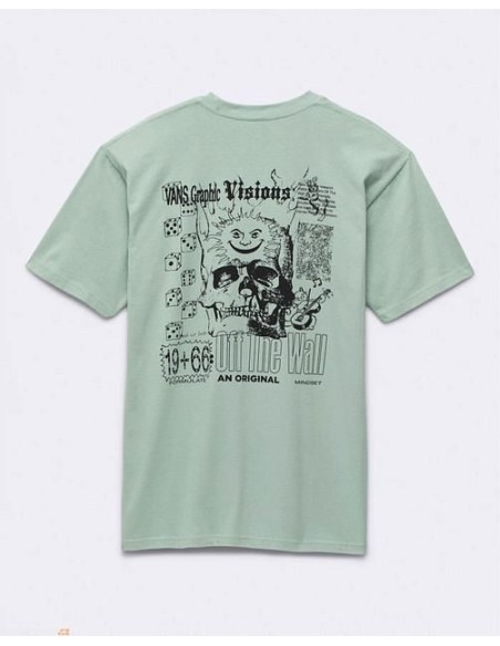 Vans T-Shirts Expand Vision SS Tee Iceberg Green-VN000G4KCJL1