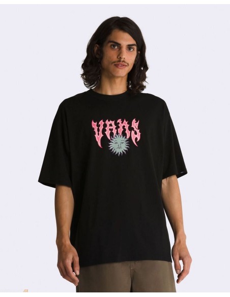 Vans T-Shirts Sunface SS Tee Black-VN000G4RBLK1