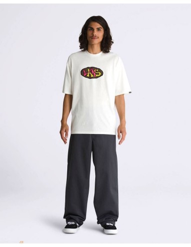 Vans T-Shirts Lopside SS Tee Marshmallow-VN000G4UFS81
