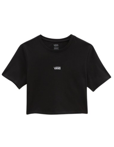 Vans T-Shirts Flying V Crew Crop II Black- VN000GFFBLK1