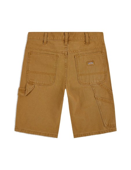 DICKIES SHORTS M DUCK CARPENTER STONE WASHED BROWN DUCK - DK0A4XNGC411