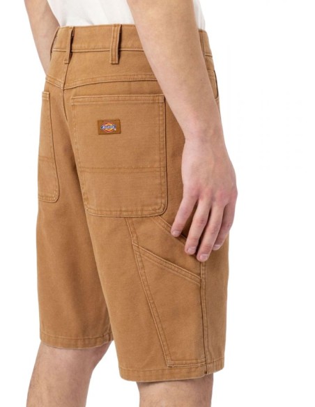DICKIES SHORTS M DUCK CARPENTER STONE WASHED BROWN DUCK - DK0A4XNGC411