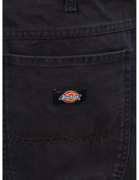 DICKIES SHORTS M DUCK CARPENTER STONE WASHED BLACK - DK0A4XNGC401