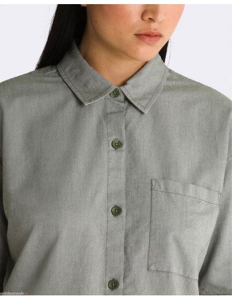 Vans Wovens MCMILLAN SS TOP ABC Olivine-VN000F74AMB1