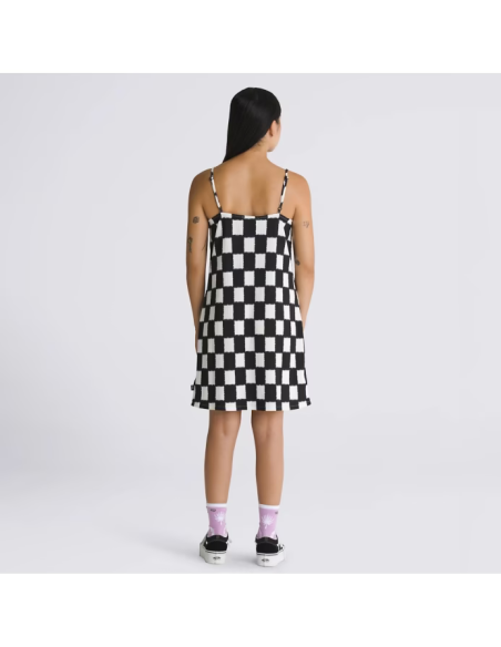 Vans Dresses Benton Checker Cami Black/Marshmallow-VN000GB31KP1