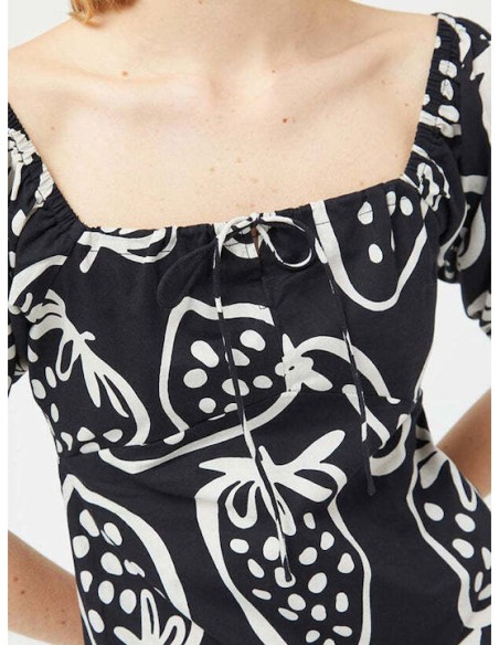 Compania Fantastica Strawberry Black/White Dress - 41C/41011