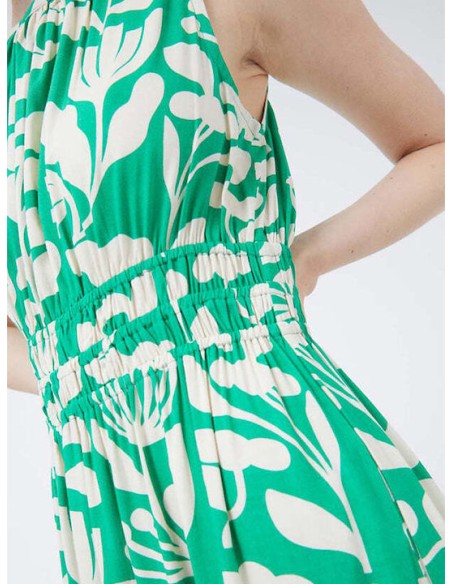 Compania Fantastica Dress Maxi Σεμιζιέ Φόρεμα Floral - 41C/43006