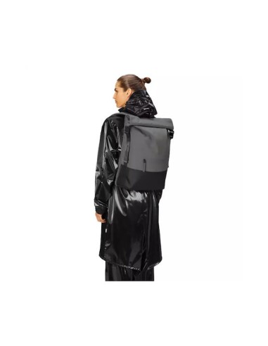 Rains Trail Rolltop Backpack W3 Υφασμάτινο Σακίδιο Πλάτης Γκρι 19lt - 14320-grey