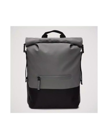 Rains Trail Rolltop Backpack W3 Υφασμάτινο Σακίδιο Πλάτης Γκρι 19lt - 14320-grey
