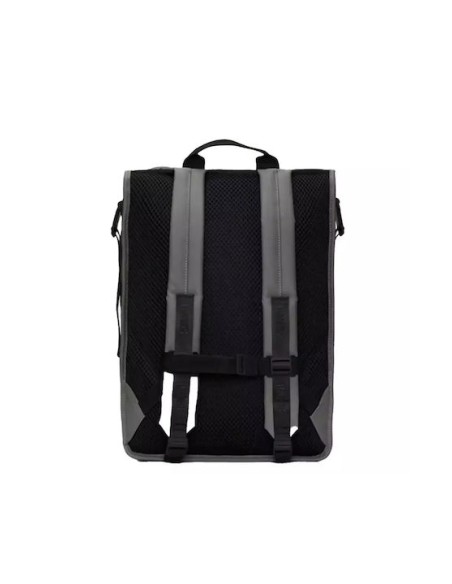 Rains Trail Rolltop Backpack W3 Υφασμάτινο Σακίδιο Πλάτης Γκρι 19lt - 14320-grey