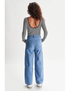 24 Colours Denim Blue Pants... 2