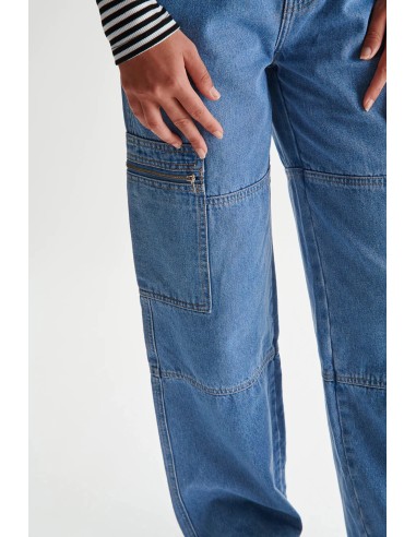 24 Colours Denim Blue Pants Γυναικείο... 24 Colours Denim Blue Pants Γυναικείο...