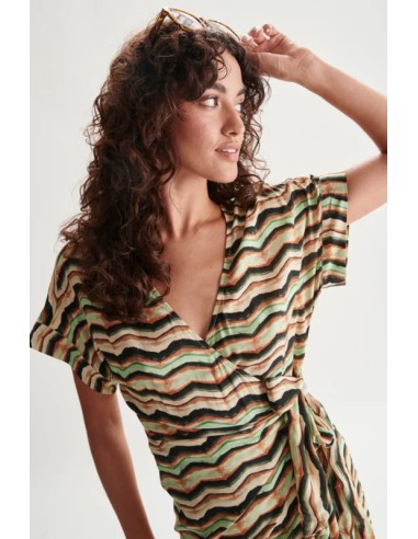 24COLOURS Φόρεμα με ζιγκ-ζαγκ σχέδιο... 24COLOURS Φόρεμα με ζιγκ-ζαγκ σχέδιο...