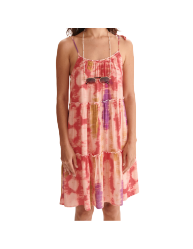 24 Colours Φόρεμα με ροζ σχέδιο - 21086