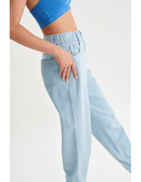 24COLOURS Light Blue Denim Pants - 80357