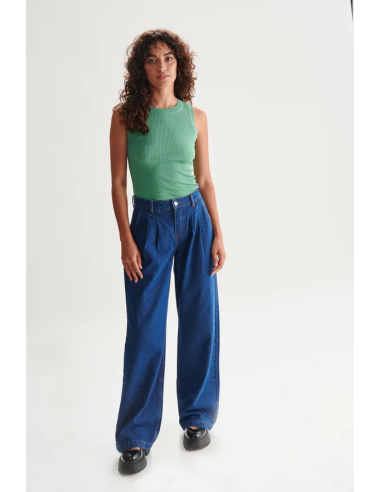 24 Colours Blue Pants Γυναικείο Τζιν Παντελόνι - 80351-blue