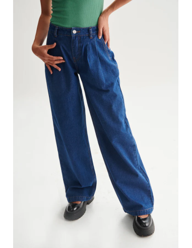 24COLOURS Blue Denim Pants - 80351