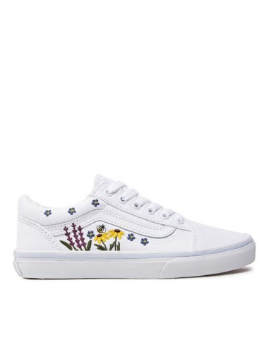 Vans Sneakers Jn Old Skool Floral Λευκά - VN0A4UHZAHP1