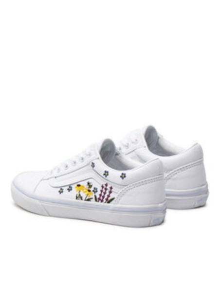 Vans Sneakers Jn Old Skool Floral Λευκά - VN0A4UHZAHP1
