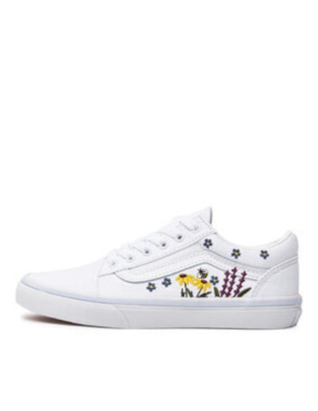 Vans Sneakers Jn Old Skool Floral Λευκά - VN0A4UHZAHP1