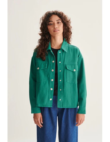 24COLOURS Γυνακείο Jacket Πράσινο - 90456a