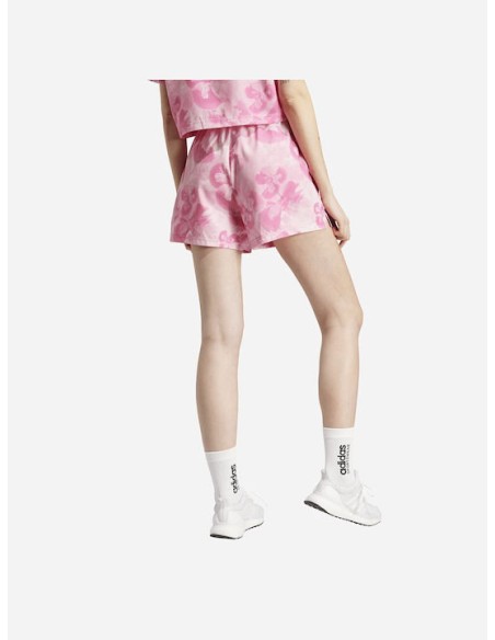 Adidas Originals Sportswear W AOP SHORT OWHITE/BLIPNK/PULMAG - IS4253