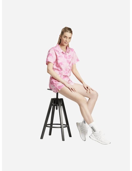 Adidas Originals Sportswear W AOP SHORTS OWHITE/BLIPNK/PULMAG - IS4253