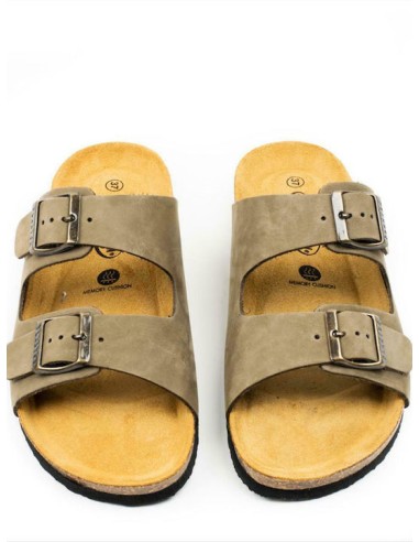 Plakton Eva NOBUCK Kaki Sandals -...