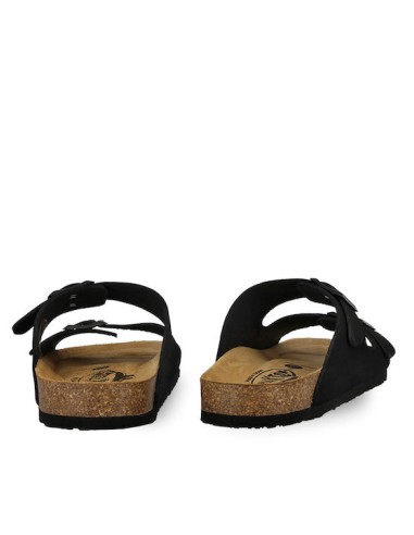 Plakton Eva NOBUCK Negro Sandals -...