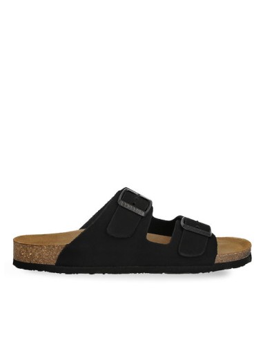 Plakton Eva NOBUCK Negro Sandals -...
