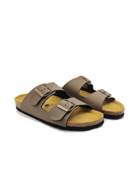 Plakton Eva NOBUCK Taupe Sandals - 180010-taupe