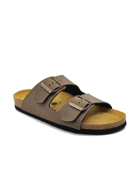 Plakton Eva NOBUCK Taupe Sandals - 180010-taupe