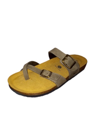 Plakton Eva NOBUCK Kaki Sandals -...