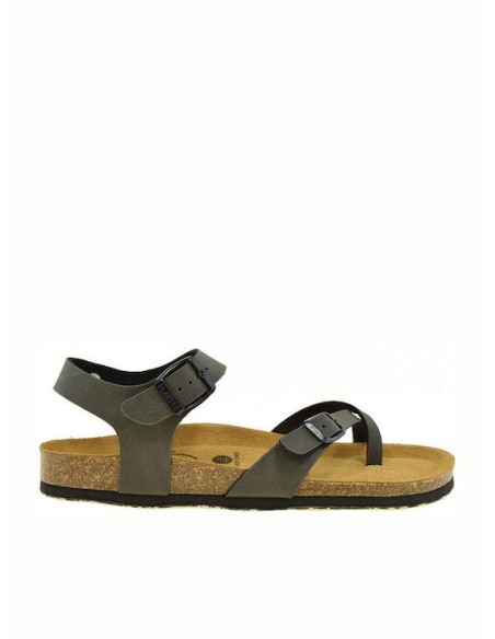 Plakton Eva NOBUCK Khaki Sandals - 181016-kaki