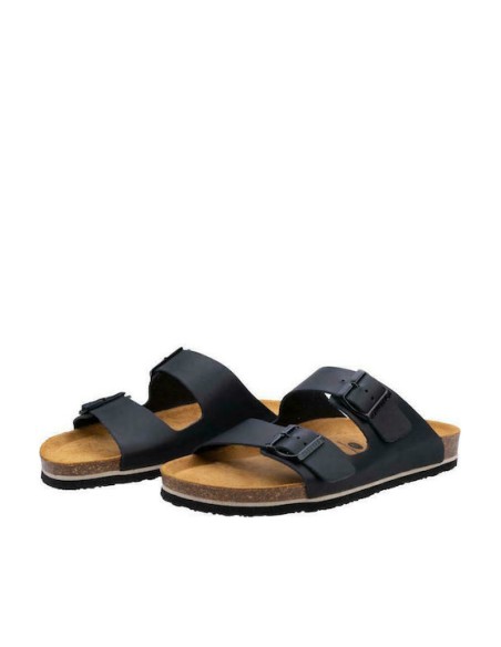 Plakton Memory Escama APURE Leather Negro Sandals - 175857-negro
