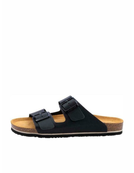 Plakton Memory Escama APURE Leather Negro Sandals - 175857-negro