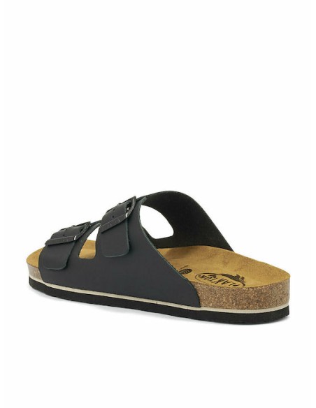 Plakton Memory Escama APURE Leather Negro Sandals - 175857-negro