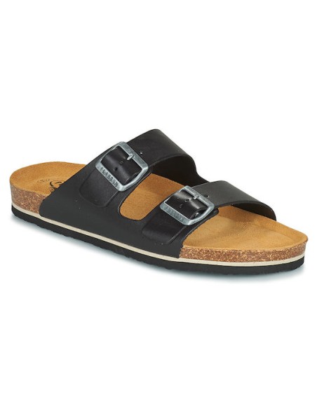 Plakton Memory Escama APURE Leather Negro Sandals - 175857-negro