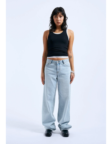 Dr Denim Pants W Canyon Pale Worn...